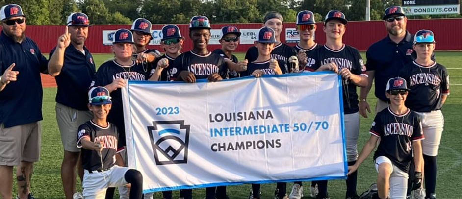 Ascension Parish baseball team on the doorstep of Little League World Series