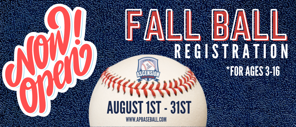 2024 Fall Ball Registration Open