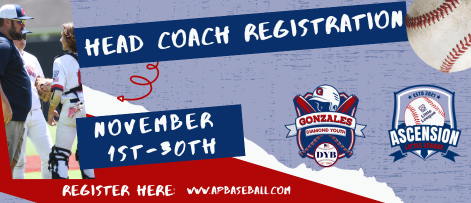 Head Coach Registration